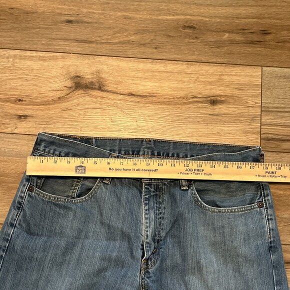 Men's Levis 559 Relaxed Straight Denim Jeans SZ 34x30 Blue Modern Red Tab - Picture 4 of 12